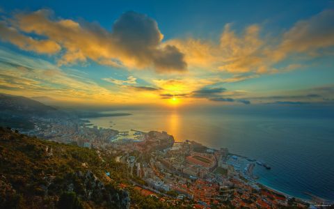 摩纳哥 Monaco  电脑桌面壁纸